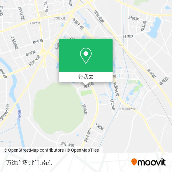 万达广场-北门地图