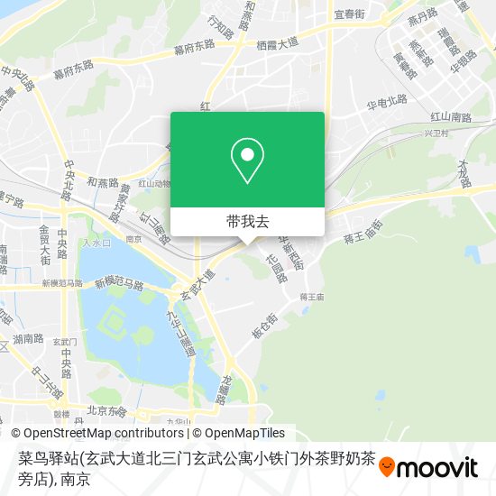 菜鸟驿站(玄武大道北三门玄武公寓小铁门外茶野奶茶旁店)地图
