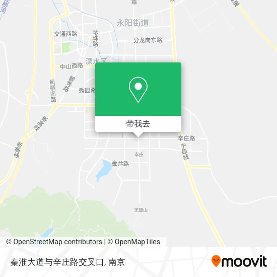 秦淮大道与辛庄路交叉口地图