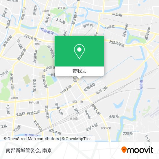 南部新城管委会地图