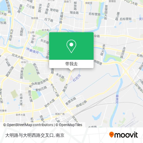 大明路与大明西路交叉口地图