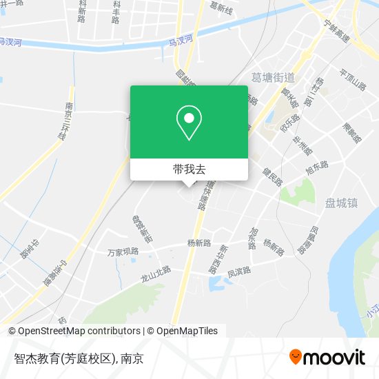 智杰教育(芳庭校区)地图