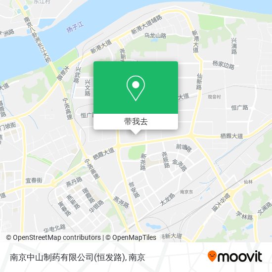 南京中山制药有限公司(恒发路)地图
