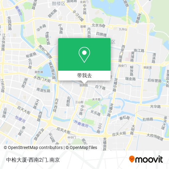 中检大厦-西南2门地图