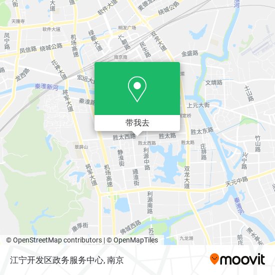 江宁开发区政务服务中心地图