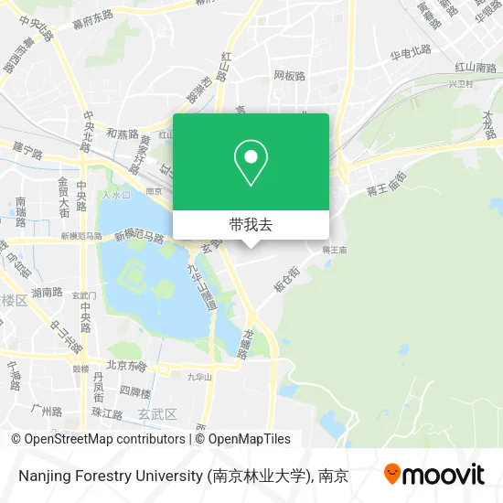 Nanjing Forestry University (南京林业大学)地图