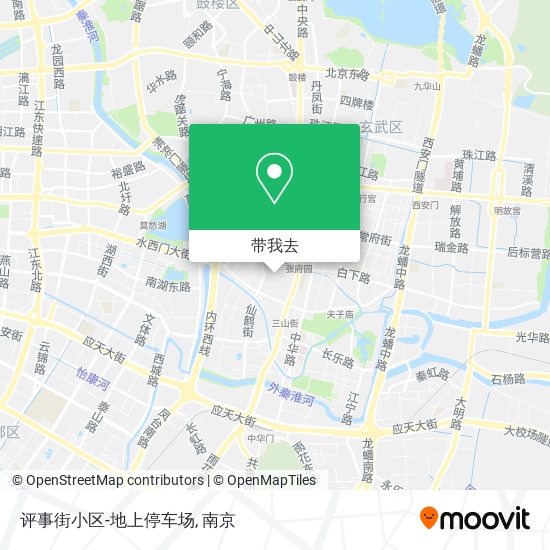 评事街小区-地上停车场地图