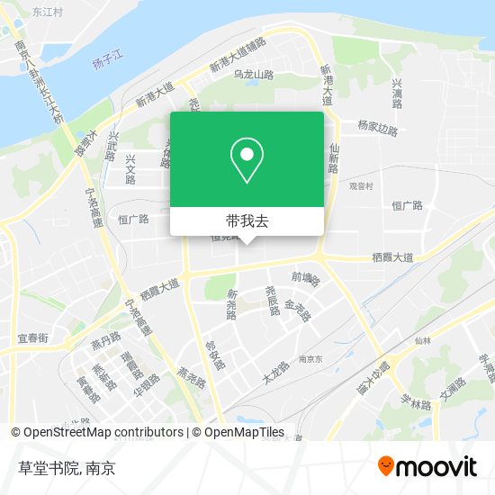 草堂书院地图