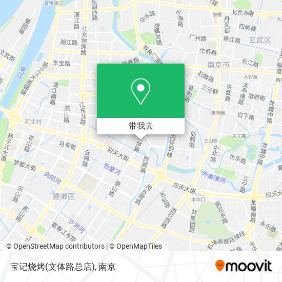 宝记烧烤(文体路总店)地图