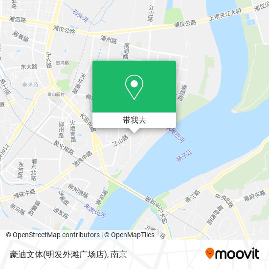 豪迪文体(明发外滩广场店)地图