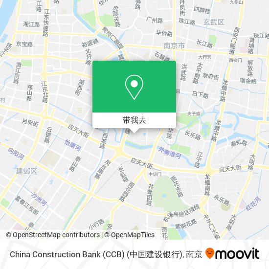 China Construction Bank (CCB) (中国建设银行)地图