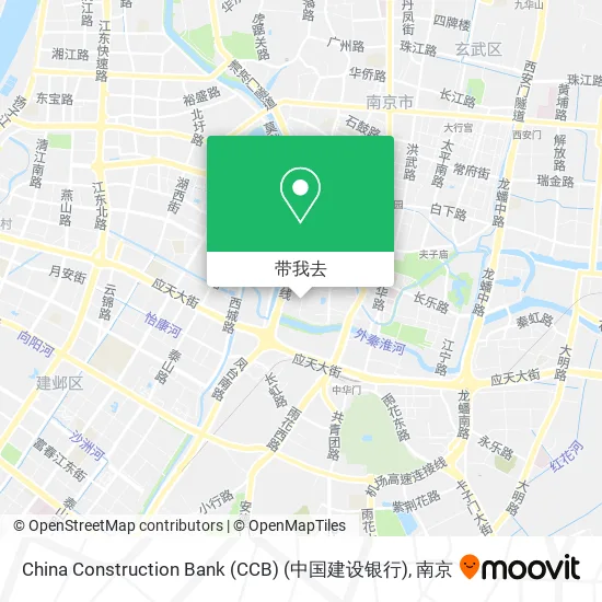 China Construction Bank (CCB) (中国建设银行)地图