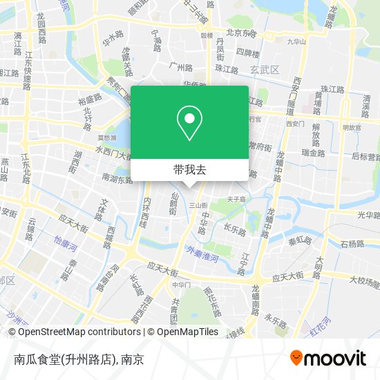 南瓜食堂(升州路店)地图