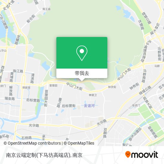 南京云端定制(下马坊高端店)地图