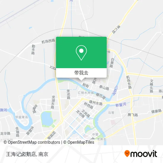 王海记卤鹅店地图
