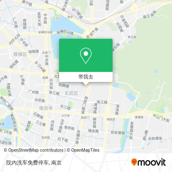 院内洗车免费停车地图