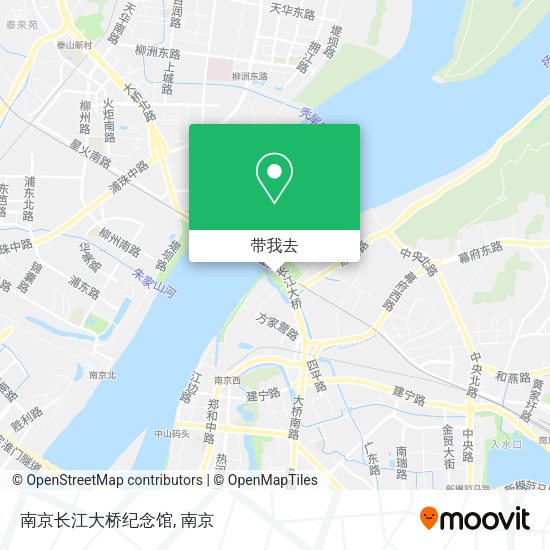 南京长江大桥纪念馆地图