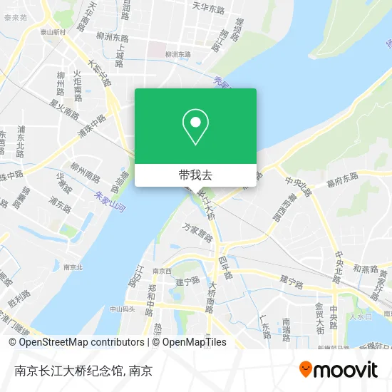 南京长江大桥纪念馆地图