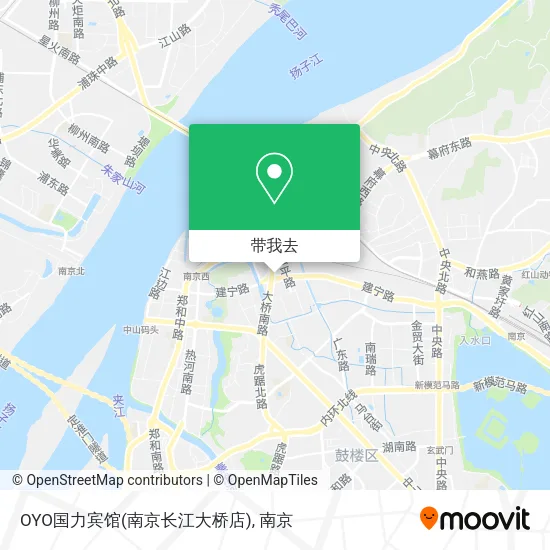 OYO国力宾馆(南京长江大桥店)地图