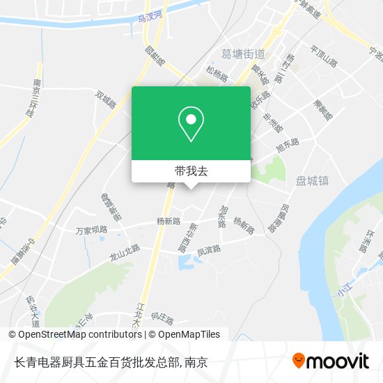 长青电器厨具五金百货批发总部地图