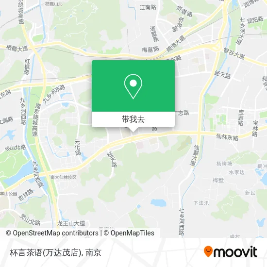 杯言茶语(万达茂店)地图