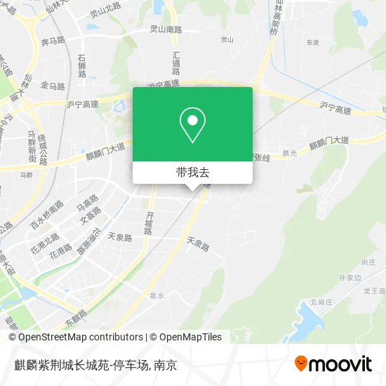 麒麟紫荆城长城苑-停车场地图