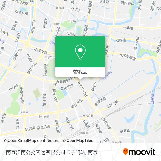 南京江南公交客运有限公司卡子门站地图
