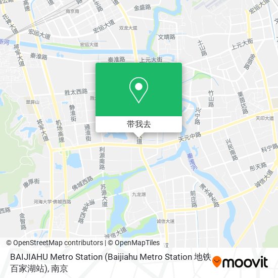 BAIJIAHU Metro Station (Baijiahu Metro Station 地铁百家湖站)地图