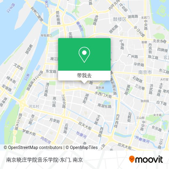 南京晓庄学院音乐学院-东门地图