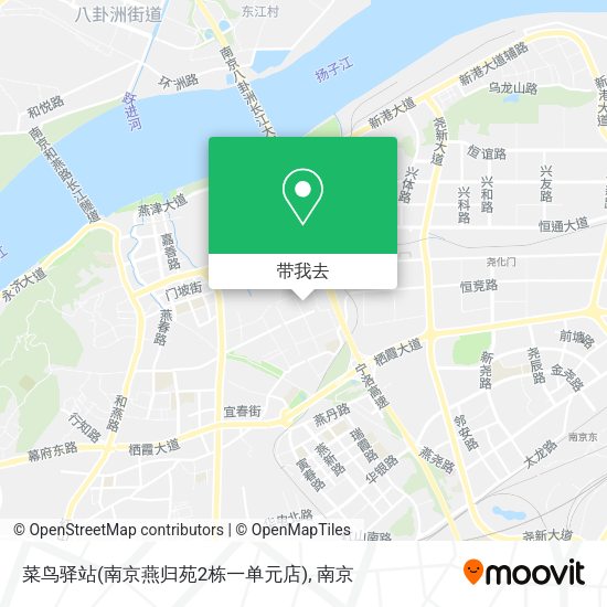 菜鸟驿站(南京燕归苑2栋一单元店)地图