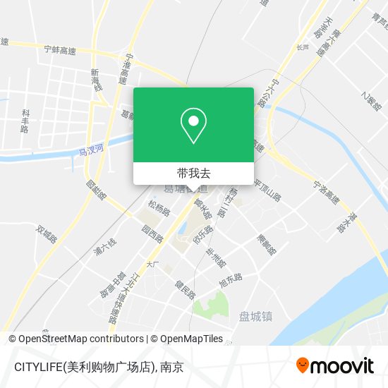 CITYLIFE(美利购物广场店)地图