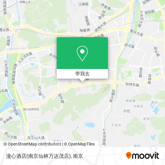 漫心酒店(南京仙林万达茂店)地图