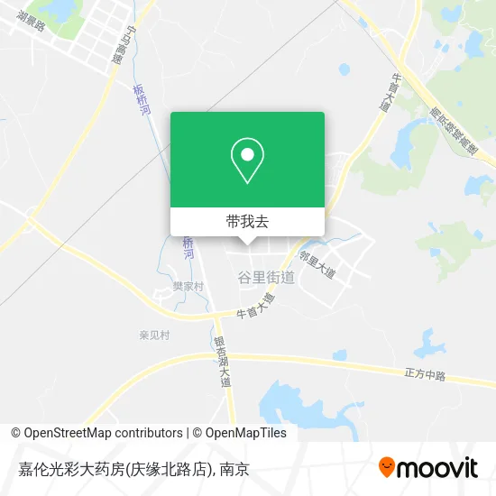 嘉伦光彩大药房(庆缘北路店)地图