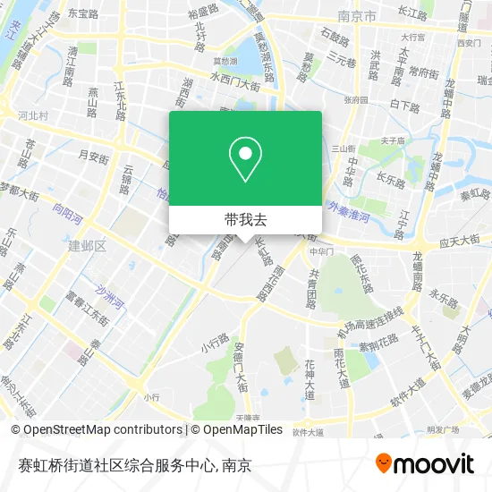 赛虹桥街道社区综合服务中心地图