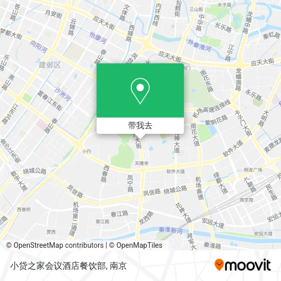 小贷之家会议酒店餐饮部地图