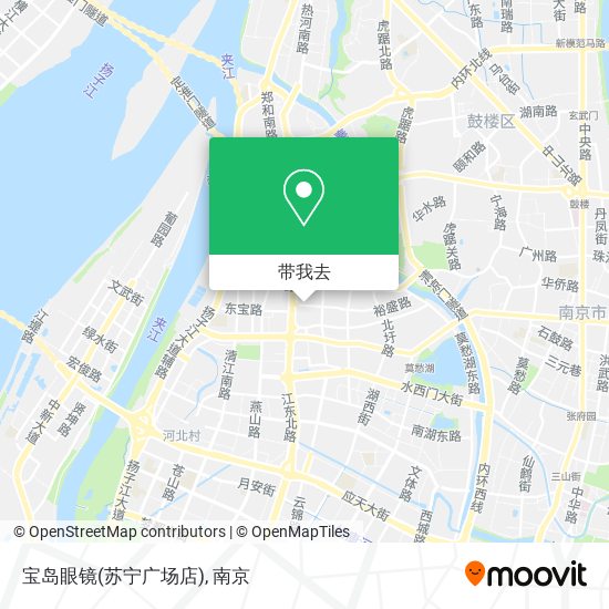 宝岛眼镜(苏宁广场店)地图