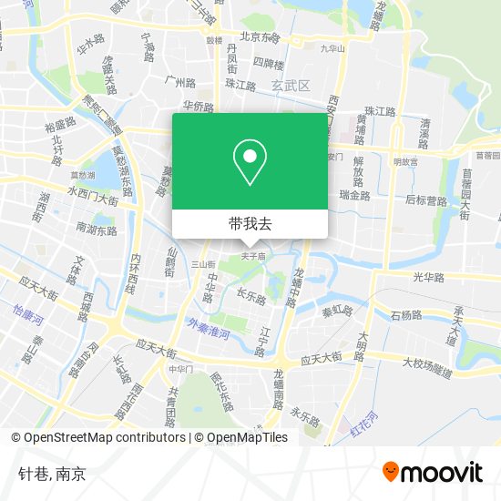 针巷地图