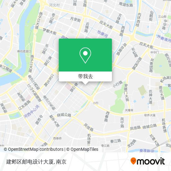 建邺区邮电设计大厦地图