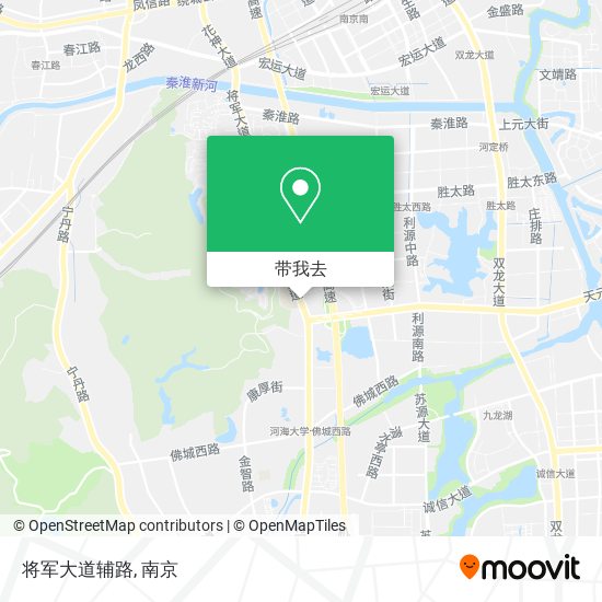 将军大道辅路地图