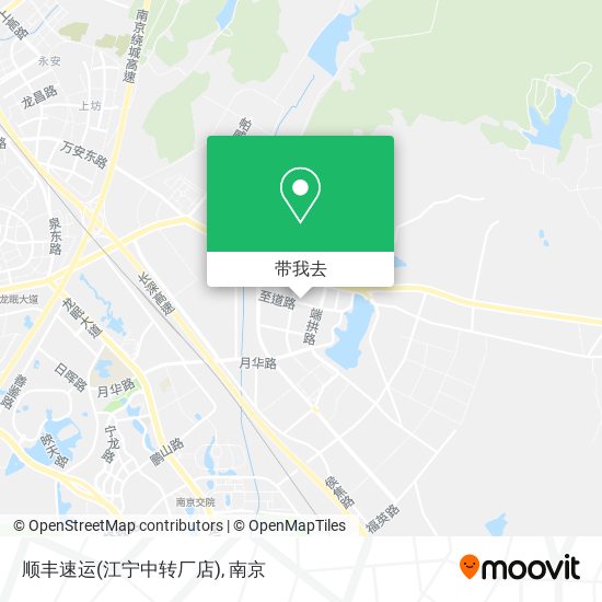 顺丰速运(江宁中转厂店)地图