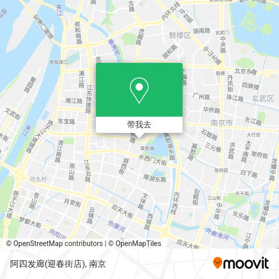阿四发廊(迎春街店)地图