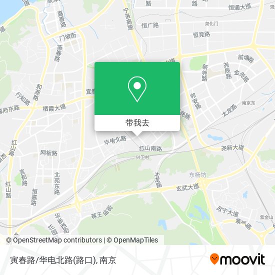 寅春路/华电北路(路口)地图