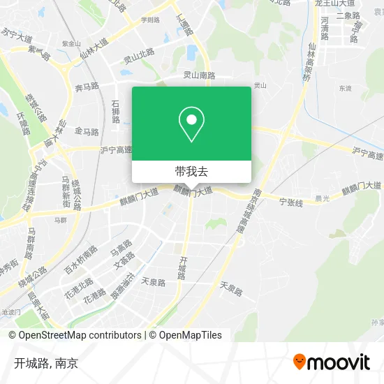 开城路地图