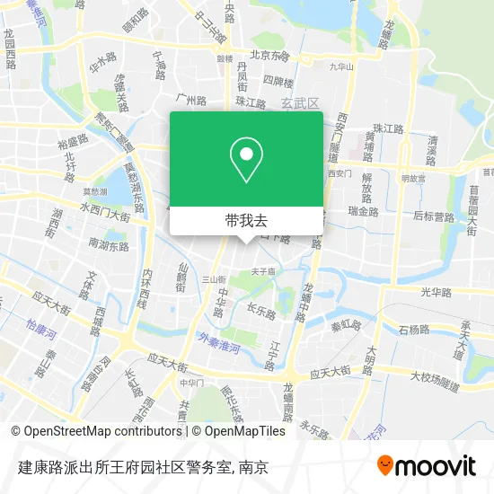 建康路派出所王府园社区警务室地图