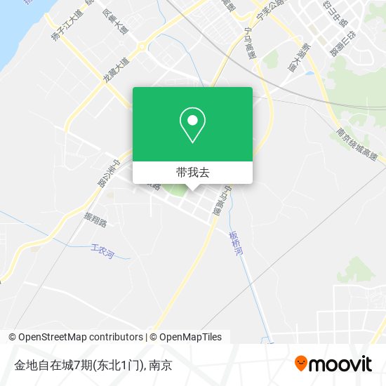 金地自在城7期(东北1门)地图