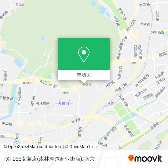 XI-LEE女装店(森林摩尔商业街店)地图