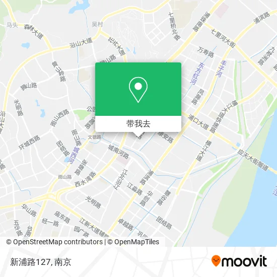 新浦路127地图