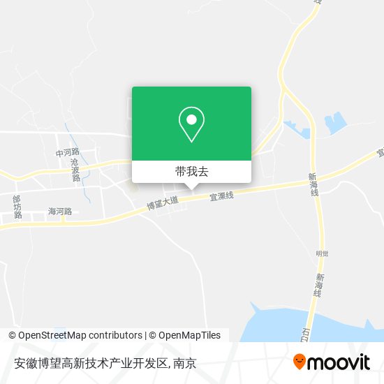 安徽博望高新技术产业开发区地图