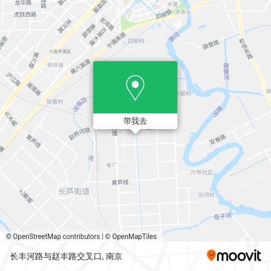 长丰河路与赵丰路交叉口地图