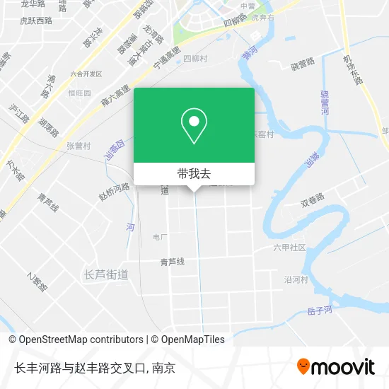 长丰河路与赵丰路交叉口地图